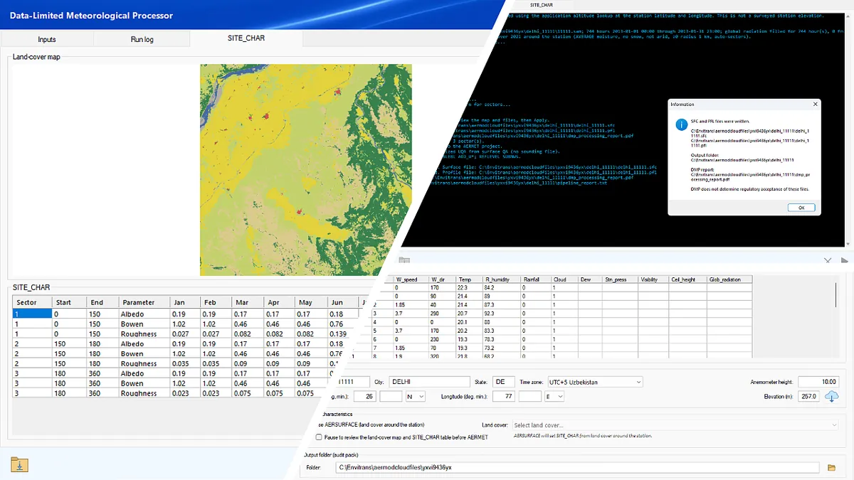 AERMOD Cloud Data-Limited Meteorological Processor